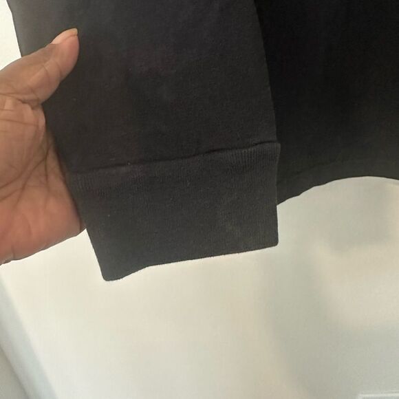 MUDIDI Free Black Men’s Layered Hoodie Sweatshirt - Picture 5 of 9